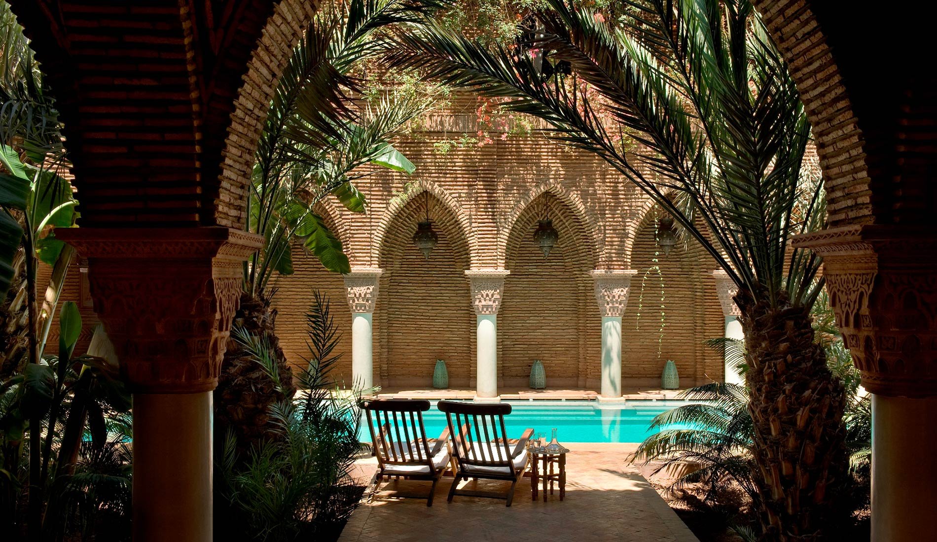 Luxury Hotel La Sultana Marrakesh 5 stars Africa Marocco Marrakesh swimming pool